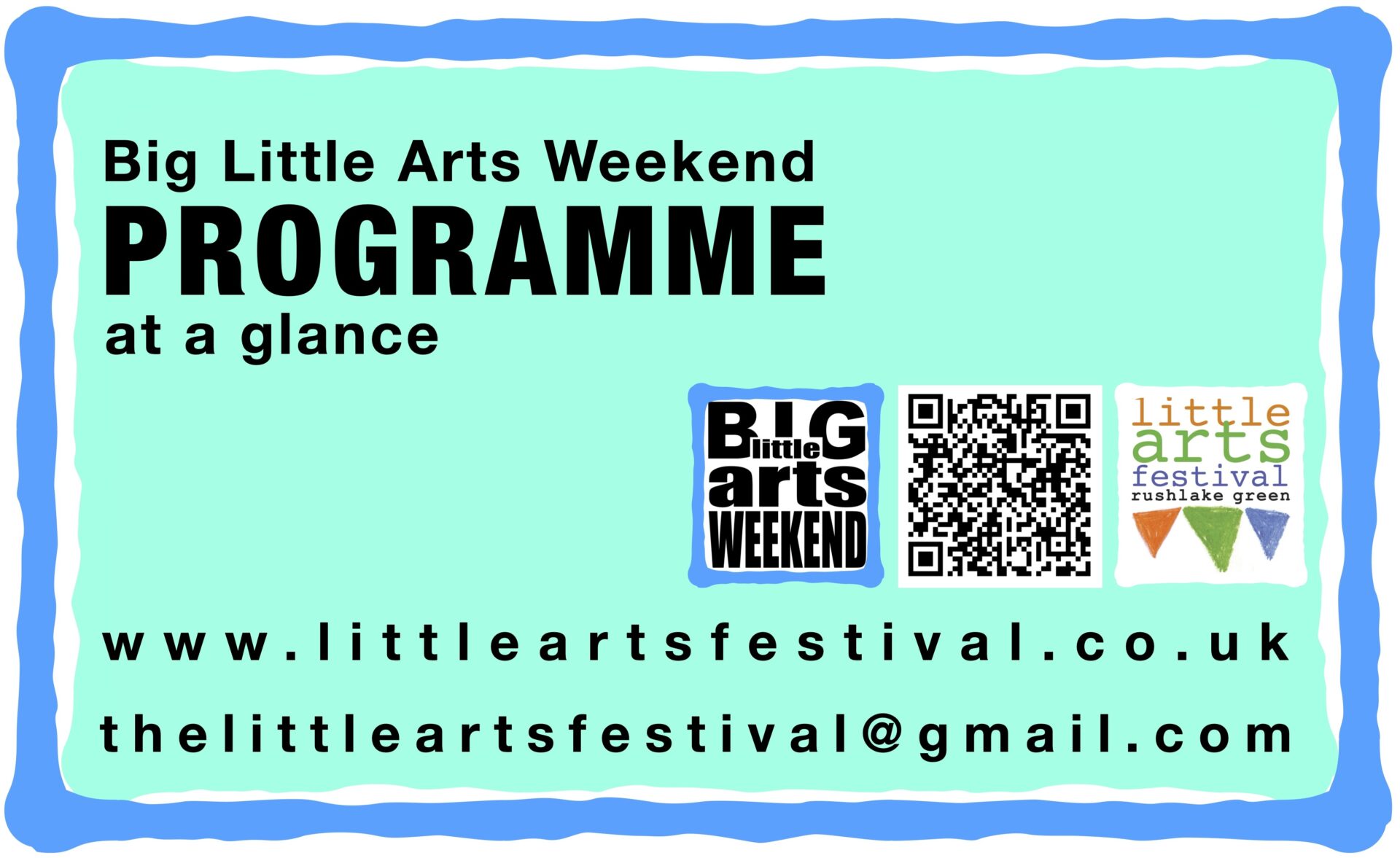 FINAL BIG LITTLE ARTS WEEKEND LINE-UP AND TIMINGS RELEASED