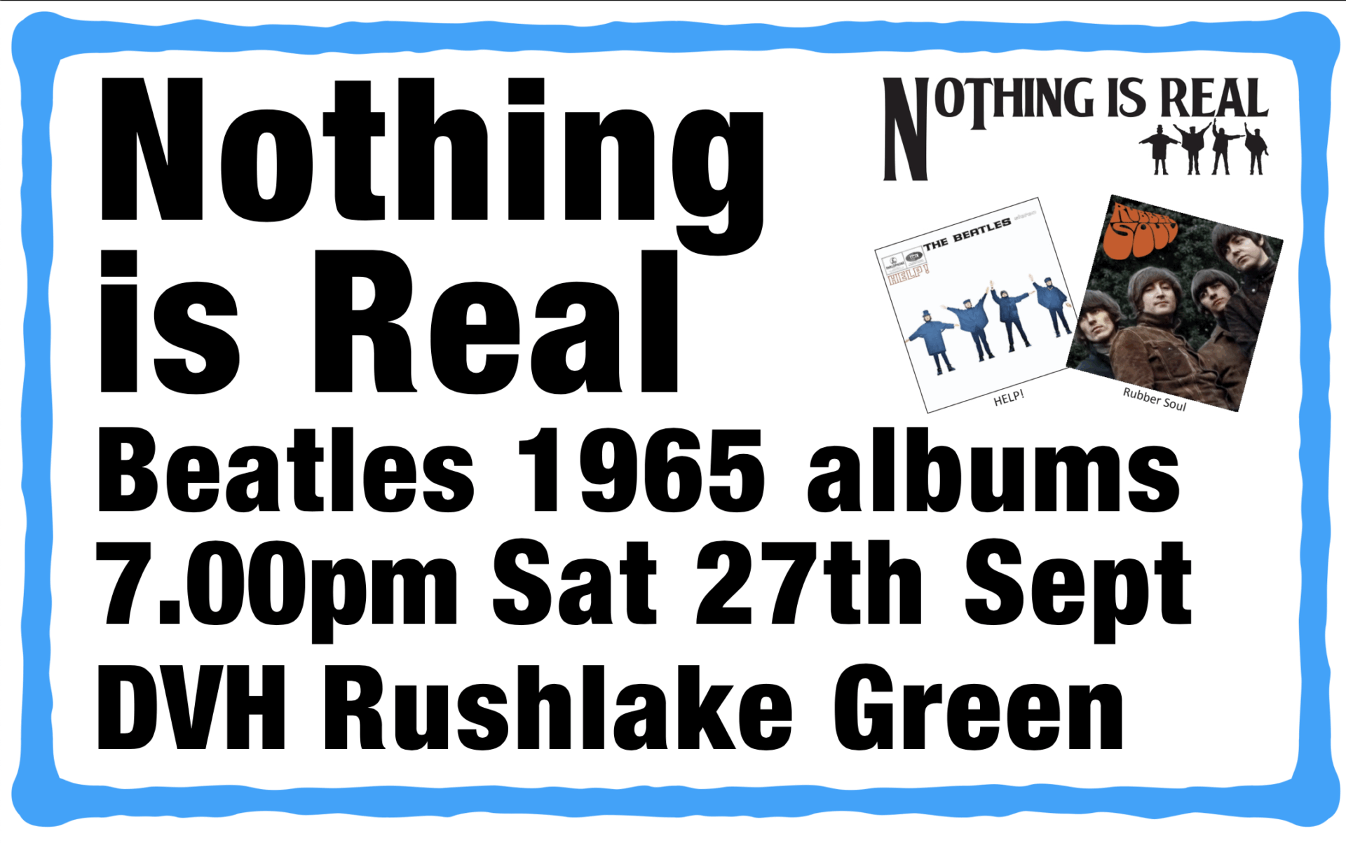 NOTHING IS REAL TICKETS SELLING FAST