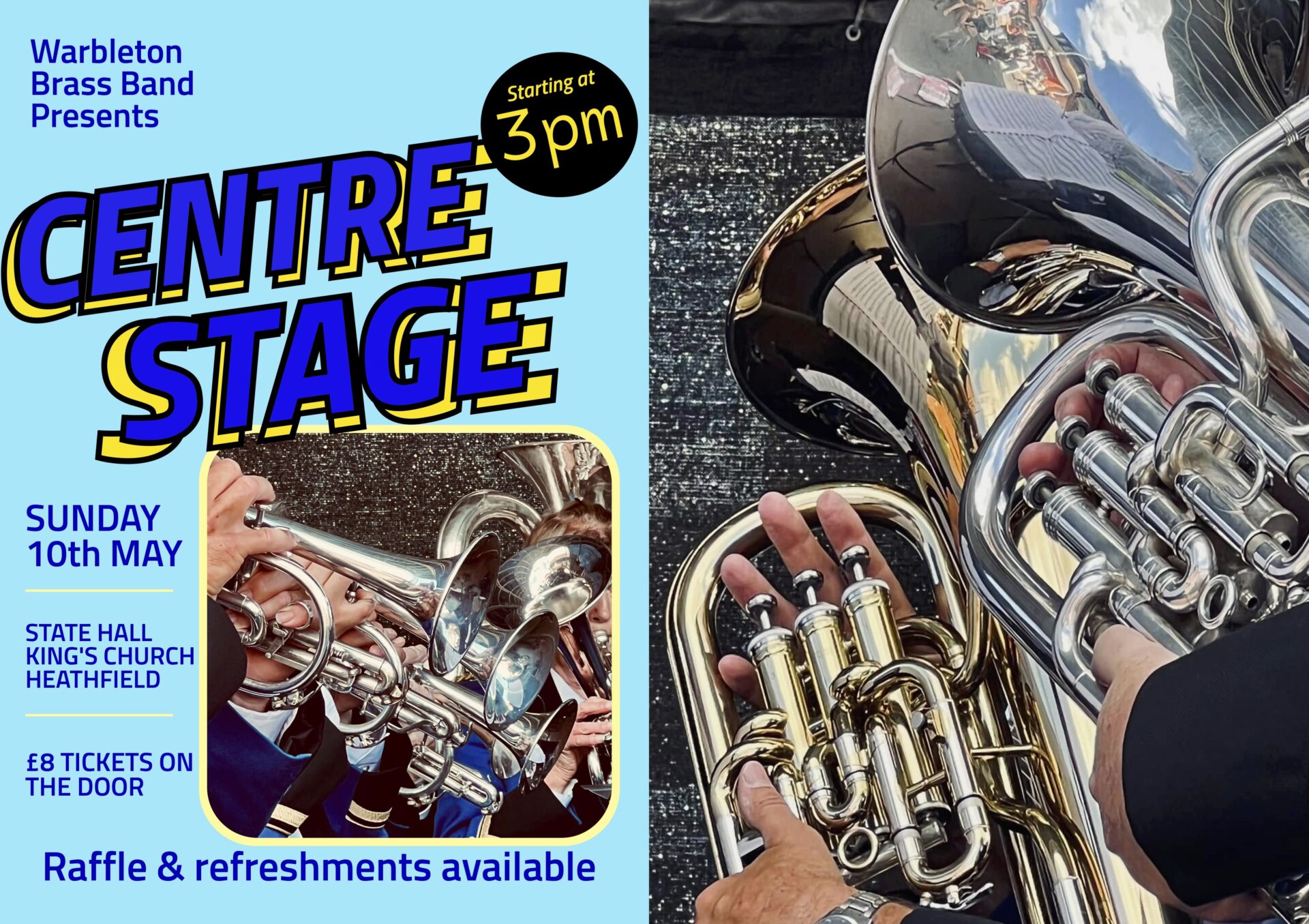 BRASS BAND SPRINGS INTO ACTION